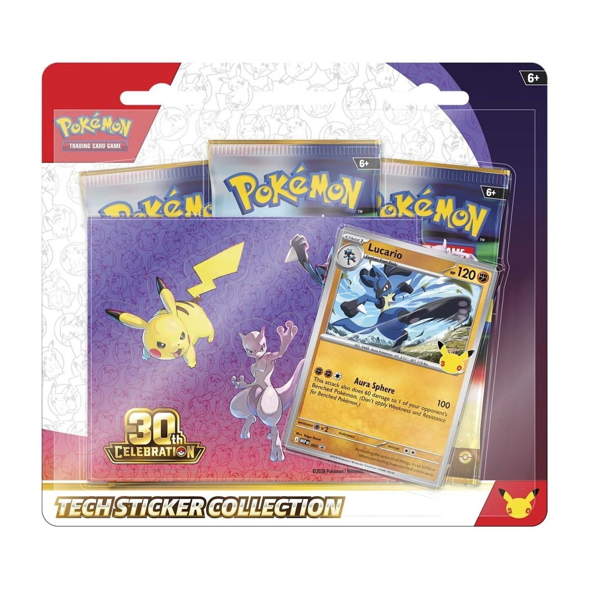 Tech Sticker Collection Lucario 30th Celebration