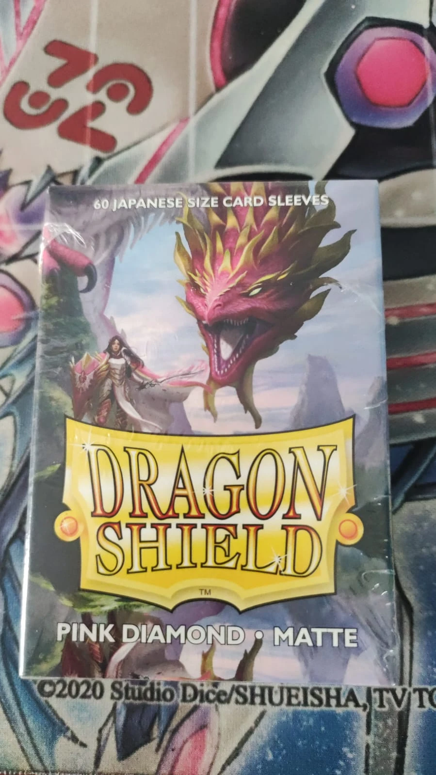 Sleeves (FORROS) Dragon Shield Pink Diamond Matte
