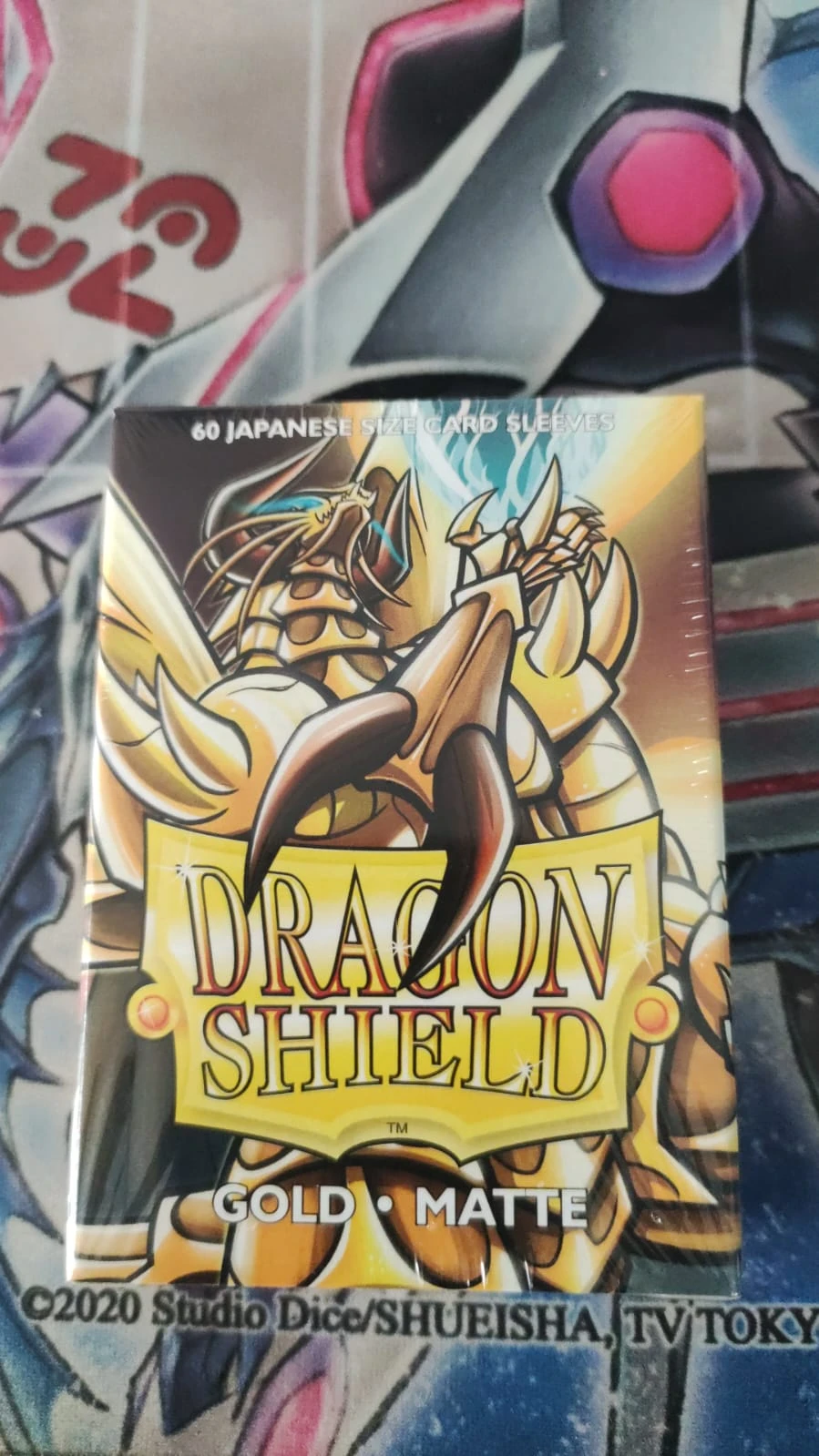 Sleeves Gold (FORROS) Dragon Shield  Matte