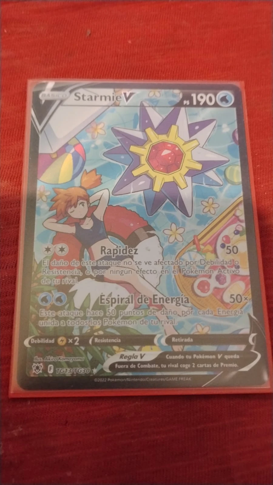 Foto real de Starmie V