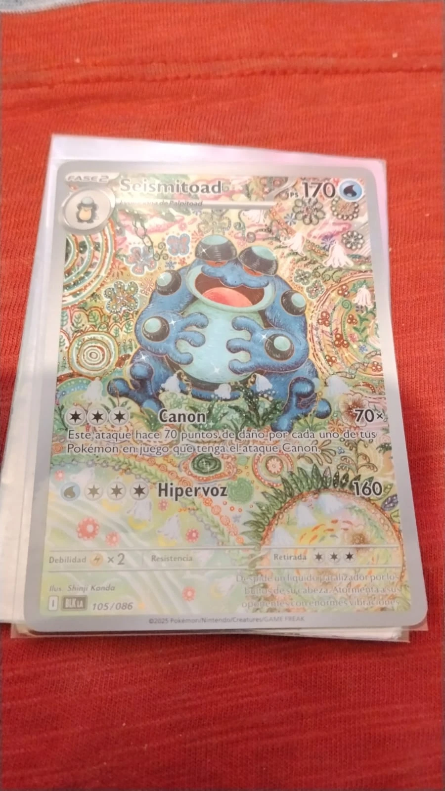 Foto real de Seismitoad