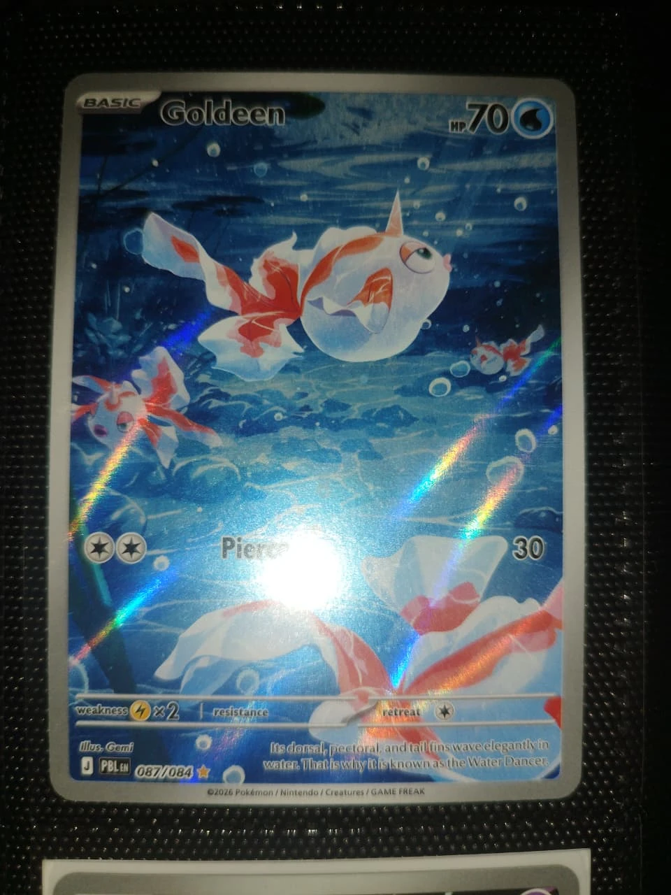 Foto real de Goldeen